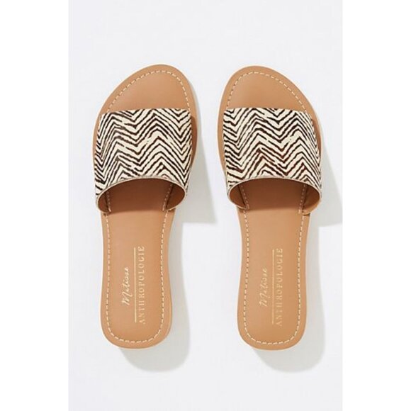 Anthropologie Matisse Havana Slide Zebra Sandals - Picture 9 of 12